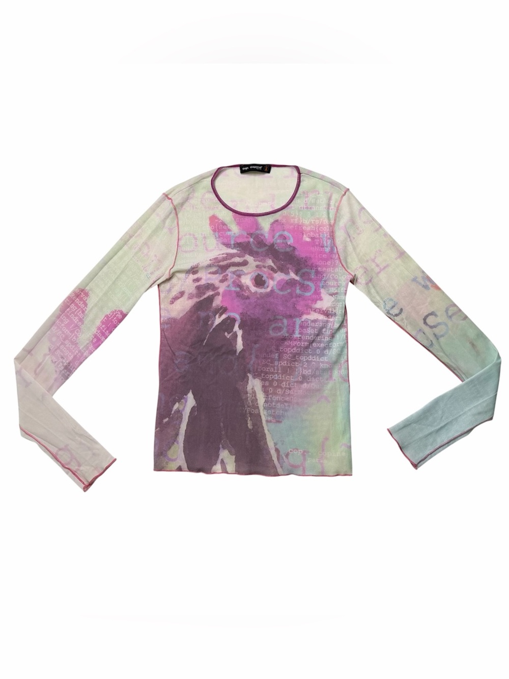 Rare Vintage Cop Copine Y2K Mesh Long Sleeve
Rooster Print